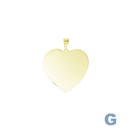 WATHAY CLASSIC GOLD | Sárga arany medál | szív kicsi